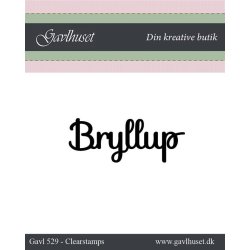 Gavlhusets Design - Stempel - Bryllup