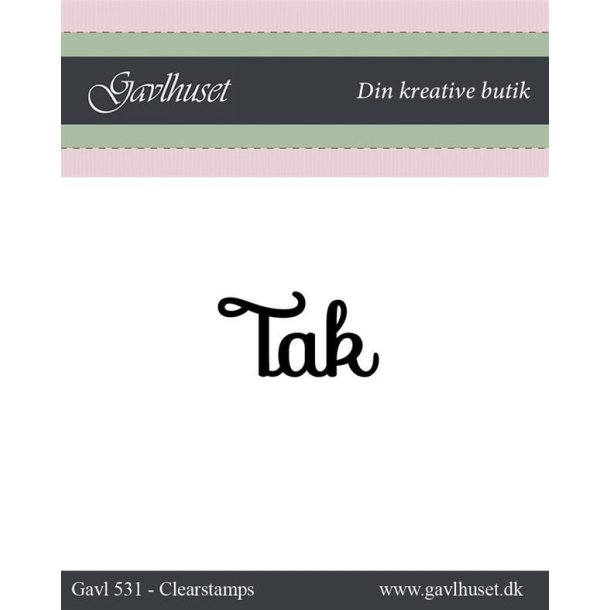 Gavlhusets Design - Stempel - Tak
