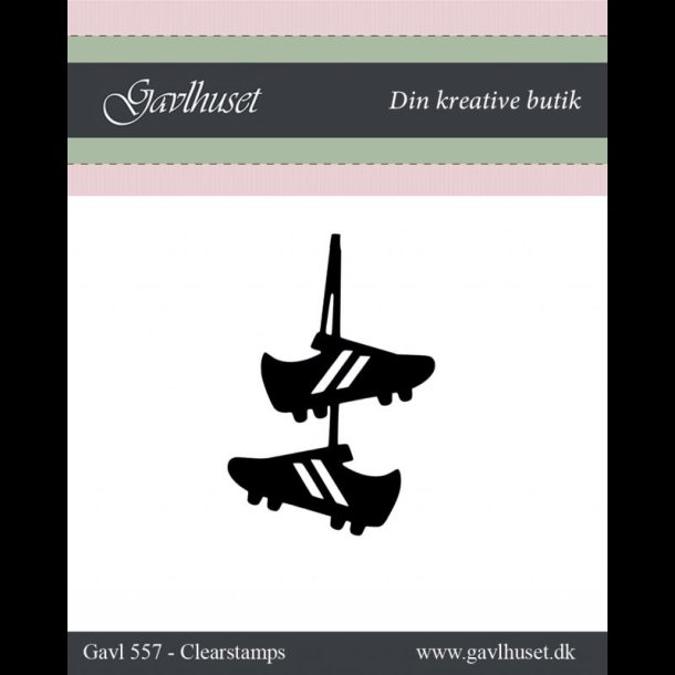 Gavlhusets Design - Stempel - Fodboldstvler