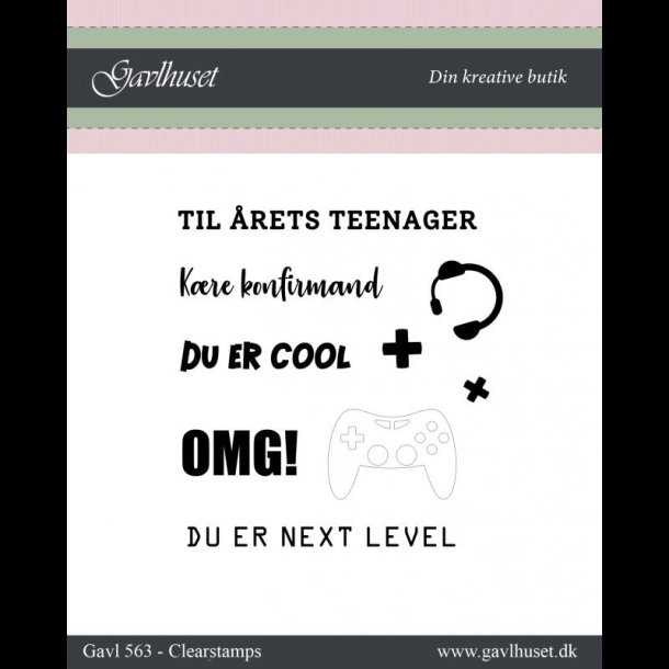 Gavlhusets Design - Stempel - rets teenager