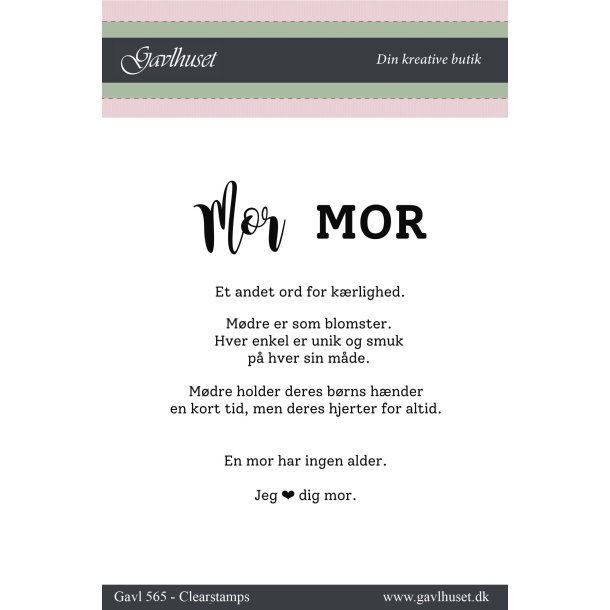 Gavlhusets Design - Stempel - Mor