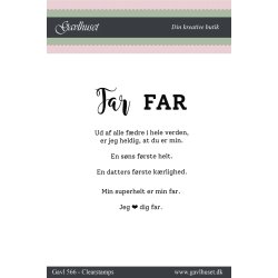 Gavlhusets Design - Stempel - Far