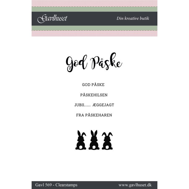 Gavlhusets Design - Stempel - God Pske