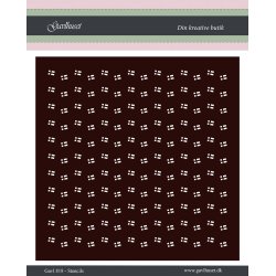 Gavlhusets Design - Stencil - Flag i Fast Mnster