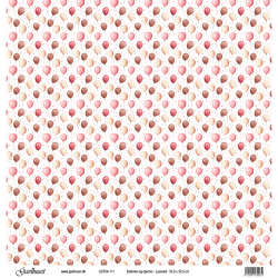 Gavlhusets Design - Papir - Balloner og stjerner - Lyser�d