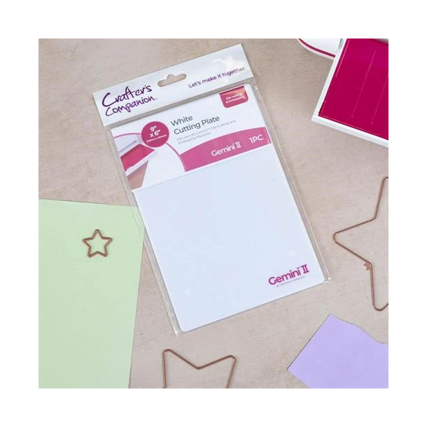 Gemini Junior - White Cutting Plate - Skrerplade A5