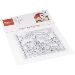 Marianne Design - Stempel - Marianne Design Clearstamp "Hettys Gnome  Hedgehog" - Gnom og pindsvin