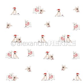 Alexandra Renke - Karton - Hunde P� Kaffepause