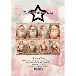 Paper Favourites - Blok A5 - Santa Claus / Julemand