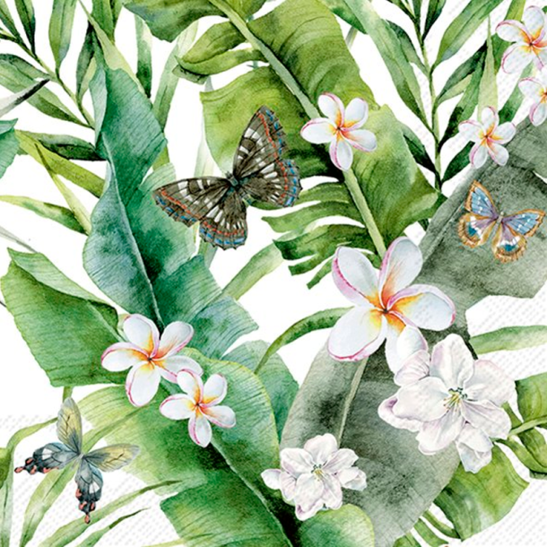 IHR - Frokostservietter - Jungle Leaves