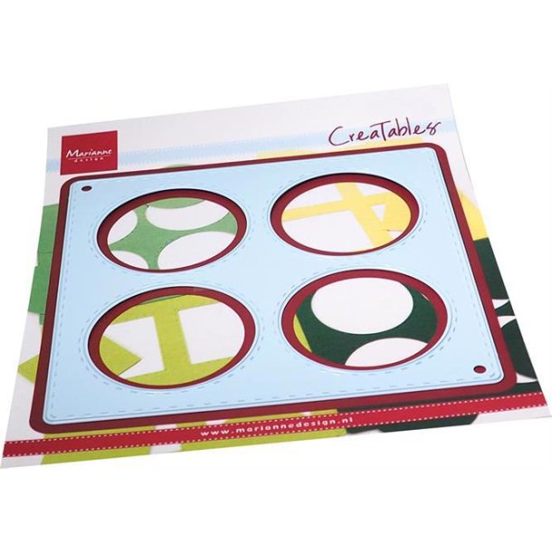 Marianne Design - Die - Layout 4 circles / Ramme med fire cirkler