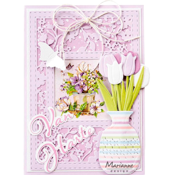 Marianne Design - Die - Rectangle Flowers