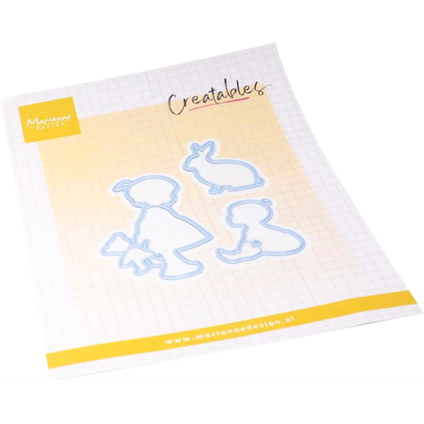 Marianne Design - Die - Silhouette Girl / Pige