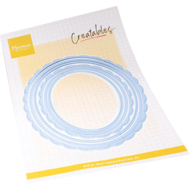 Marianne Design - Die - Scalloped Oval