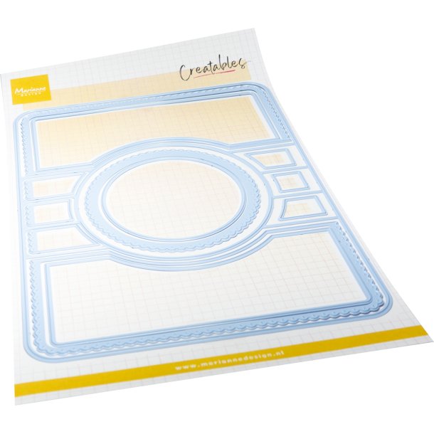 Marianne Design - Die - Sving-foldekort cirkel