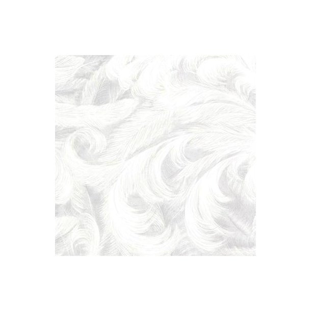 Ihr - Frokostservietter - Frosted feather silver