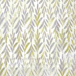 Ihr - Frokostservietter - Twiggy cream green