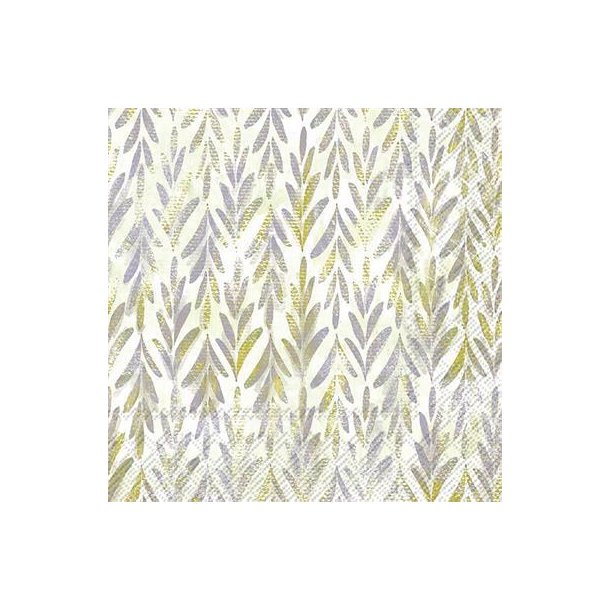Ihr - Frokostservietter - Twiggy cream green