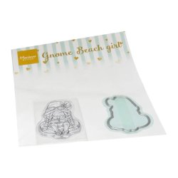 Marianne Design - Clearstamp  Dies "Gnomes - Beach Girl" - Stempeldie - Gnomer Strandpige