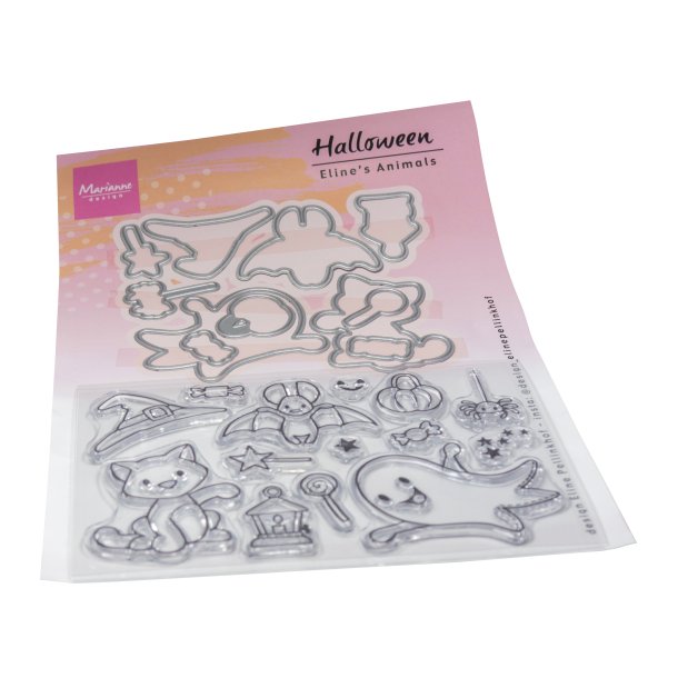 Marianne Design -Clearstamp + Dies Eline's Animals - Halloween