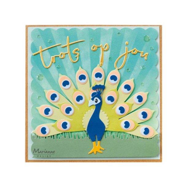 Marianne Design - Die - "Elines Peacock"  Elines Pfugl