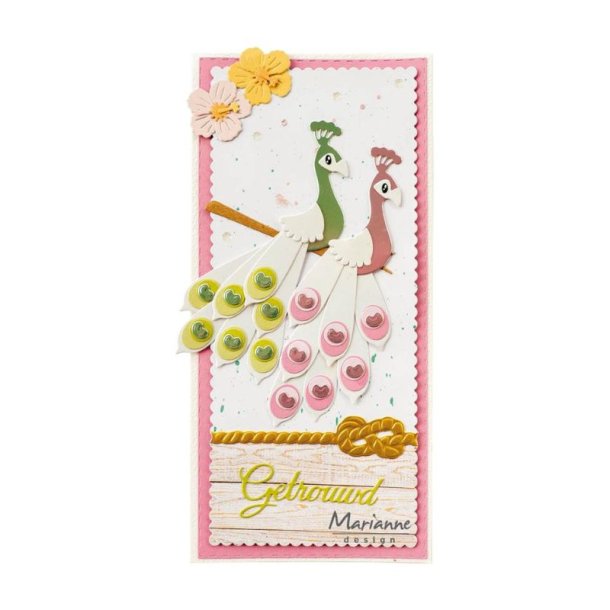 Marianne Design - Die - "Elines Peacock"  Elines Pfugl
