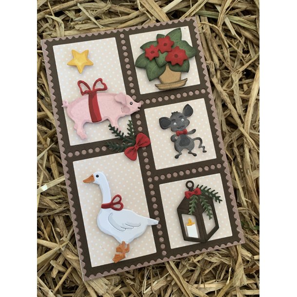 By Lene - Die - Juleand og Gris