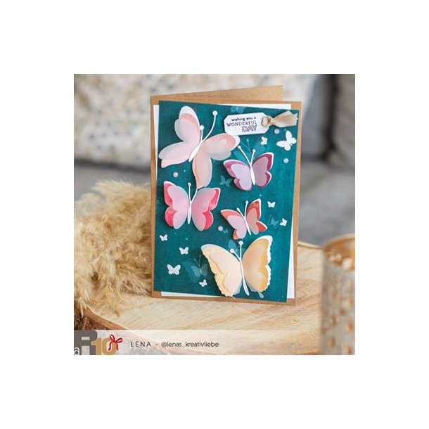 Alexandra Renke - Karton - Artist Butterflies - Sun Yellow