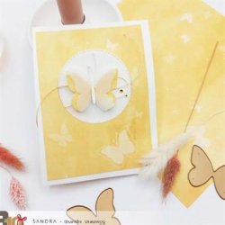 Alexandra Renke - Karton - Artist Butterflies - Sun Yellow