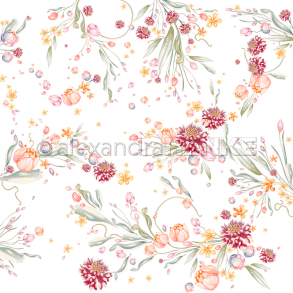 Alexandra Renke - Karton - Zarter Tulpenwirbel / Tulipaner