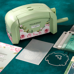 Spellbinders - Platinum SIX - Die Cutting  Embossing Maskine -  6" Platform - Lisa Horton Crafts Special Edition - Sage Green