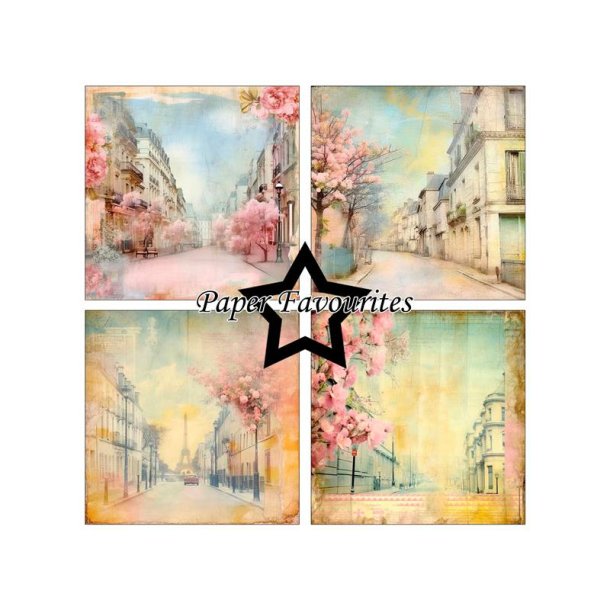 Paper Favourites - Blok 6" - Parisian Streets / Gader i Paris