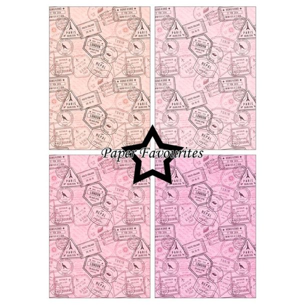 Paper Favourites - Blok A5 - Postage Stamp 1