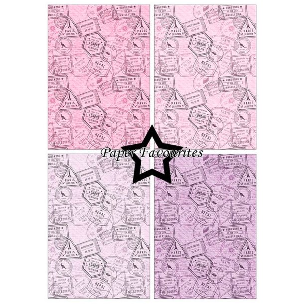 Paper Favourites - Blok A5 - Postage Stamp 1