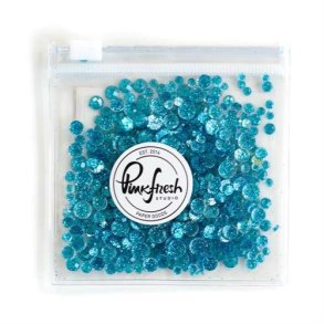 Pinkfresh Studios - Glitter Drops - Lagoon - Bl�