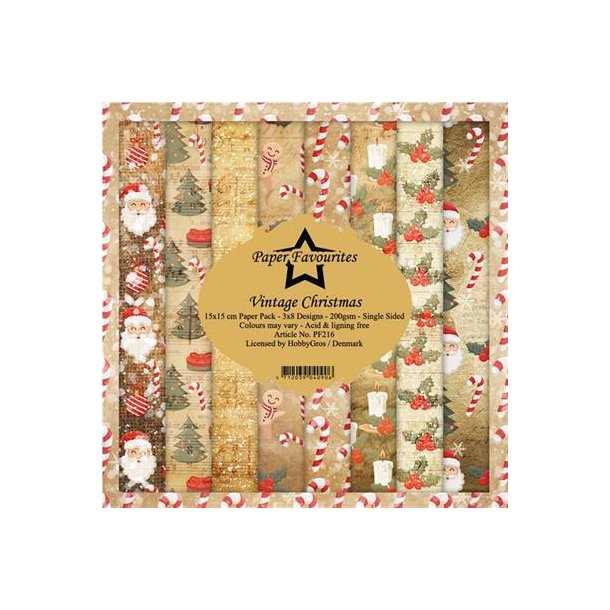 Paper Favourites - Blok 6" - Vintage Christmas