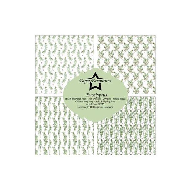Paper Favourites - Blok 6" - Eucalyptus