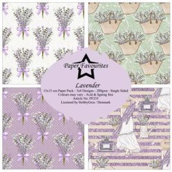 Paper Favourites - Blok 6" - Lavender