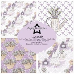 Paper Favourites - Blok 6" - Lavender