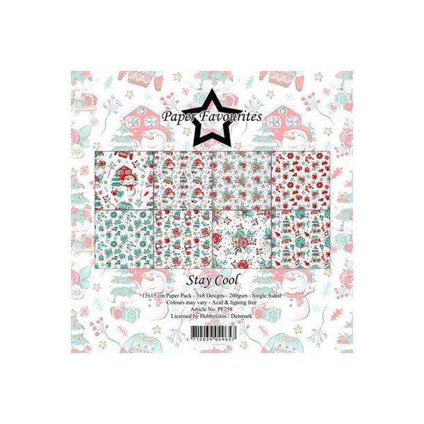 Paper Favourites - Blok 6" - Stay Cool - Sjov jul