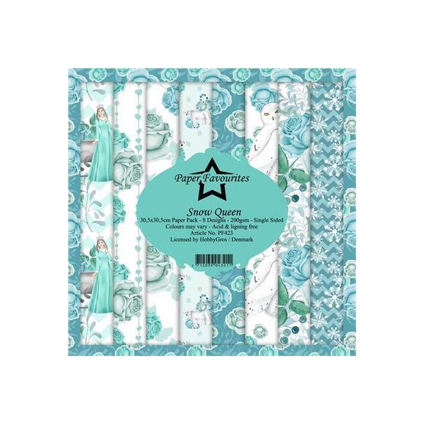Paper Favourites - Blok 12" - Snow Queen - Snedronning
