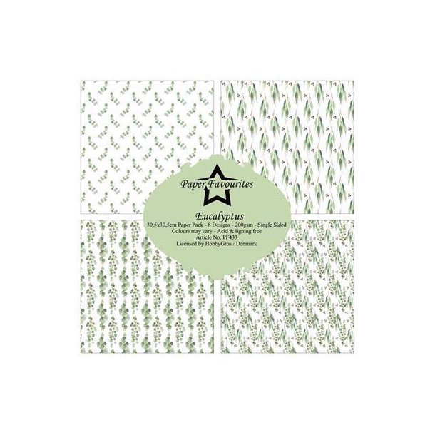 Paper Favourites - Blok 12" - Eucalyptys