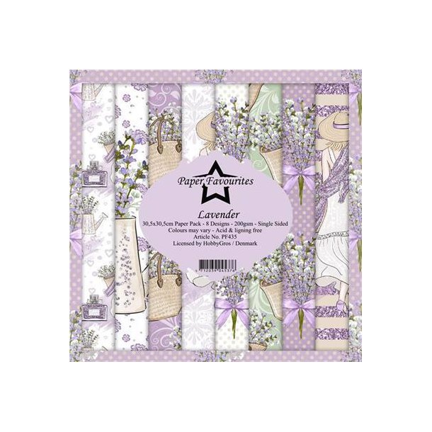 Paper Favourites - Blok 12" - Lavender