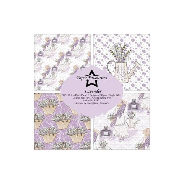 Paper Favourites - Blok 12" - Lavender