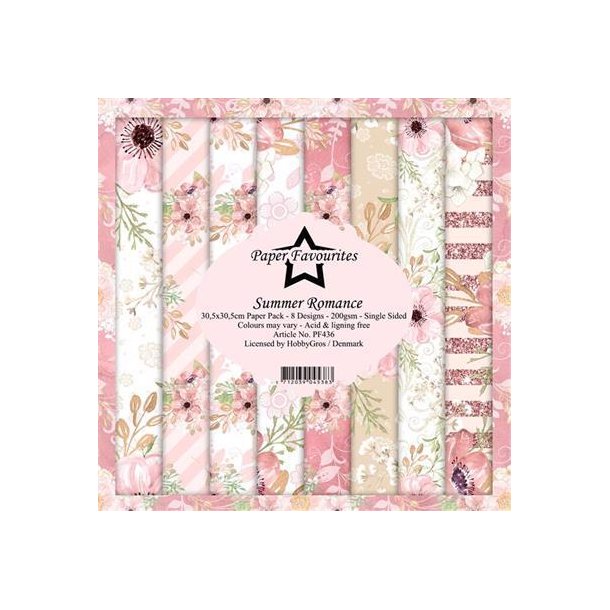Paper Favourites - Blok 12" - Summer Romance