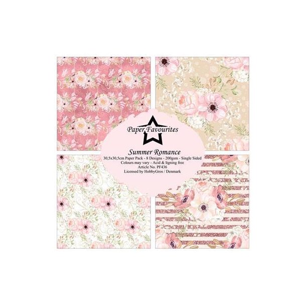 Paper Favourites - Blok 12" - Summer Romance