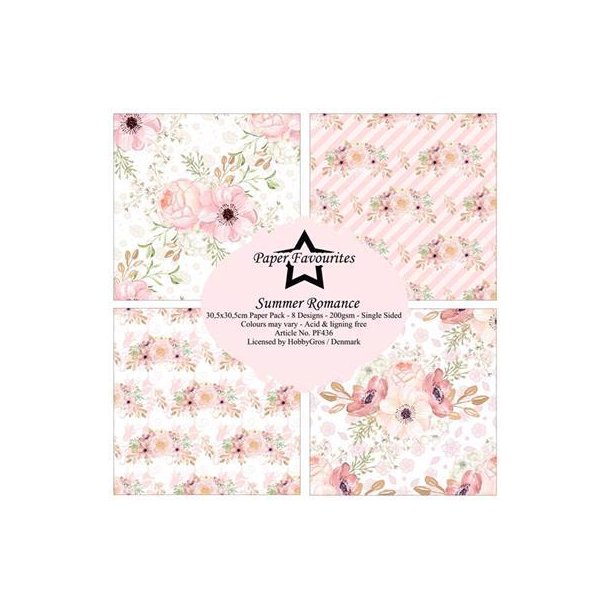 Paper Favourites - Blok 12" - Summer Romance