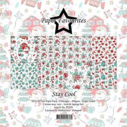 Paper Favourites - Blok 12" - "Stay Cool" - Sjov jul