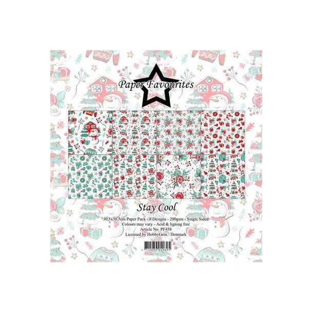 Paper Favourites - Blok 12" - "Stay Cool" - Sjov jul