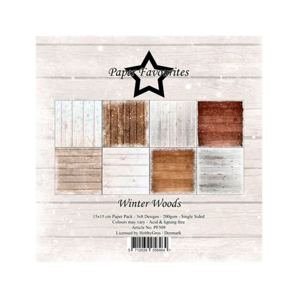 Paper Favourites - Blok 6" - Winter Woods